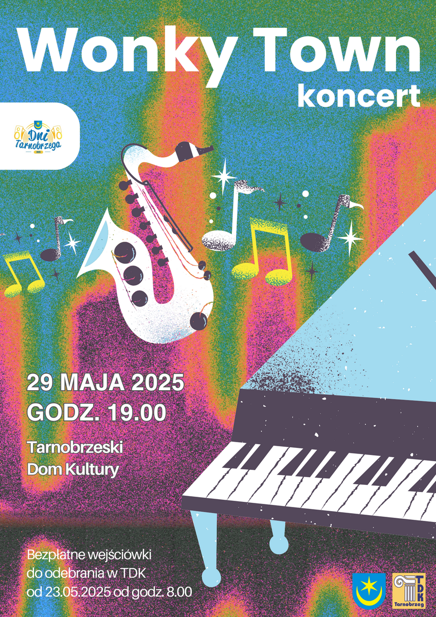Strefa jazzu na Dniach Tarnobrzega. Tarnobrzeski Dom Kultury zaprasza na koncert zespołu Wonky Town.